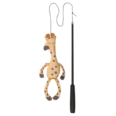Afbeelding laden in galerijviewer, Trixie kattenhengel telescopisch grote katten met giraffe bruin
