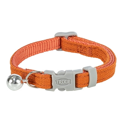 Afbeelding laden in galerijviewer, Trixie kattenhalsband katoenlook assorti

