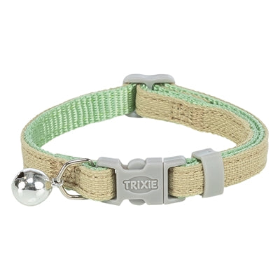 Afbeelding laden in galerijviewer, Trixie kattenhalsband katoenlook assorti
