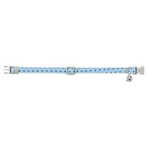 Trixie kattenhalsband stippen motief blauw