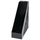 Tijdschriftencassette helit the tower line zwart a4 polystyreen