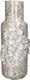 Hd collection vaas aardewerk wit 16,5x15,5x39cm
