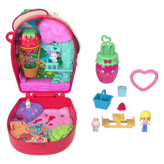 Pic polly pocket compact speelset knick van het konijn