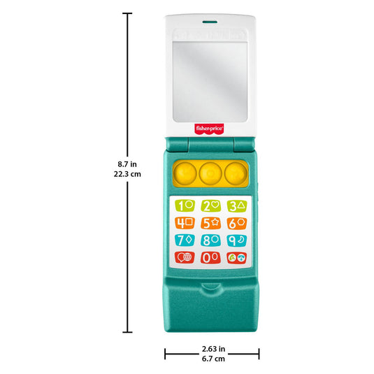 Fisher-price lachen leren klaptelefoon - muzikale leeractiviteit voor peuters