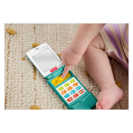 Fisher-price lachen leren klaptelefoon - muzikale leeractiviteit voor peuters