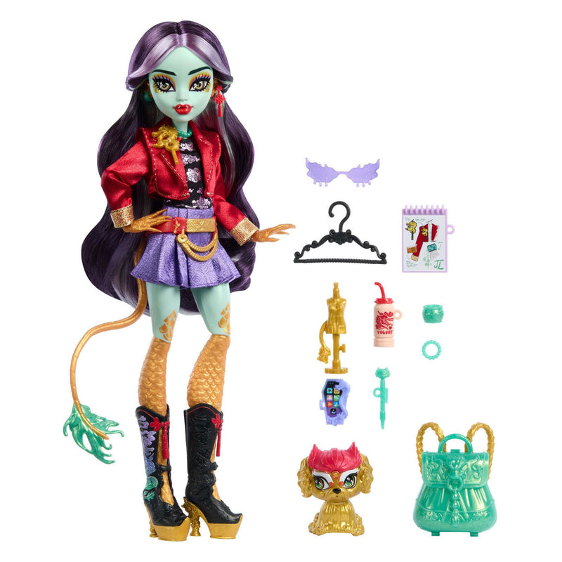 Afbeelding laden in galerijviewer, Monster high jinafire long modepop
