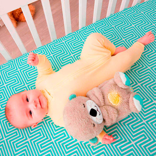 Mattel fisher-price bedtijd otter 30 cm - baby speelgoed - 0 tot 6 maanden - knuffel