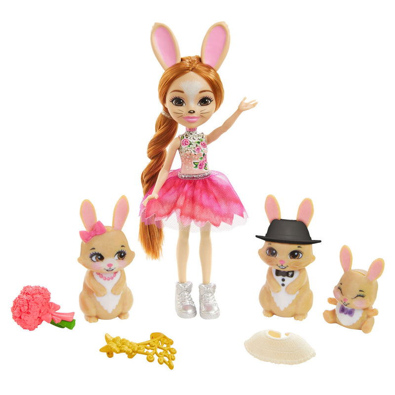 Afbeelding laden in galerijviewer, Mattel Enchantimals Konijnen familie
