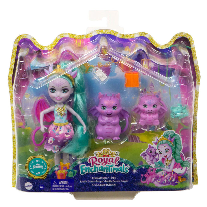 Afbeelding laden in galerijviewer, Mattel Enchantimals Drakenfamilie
