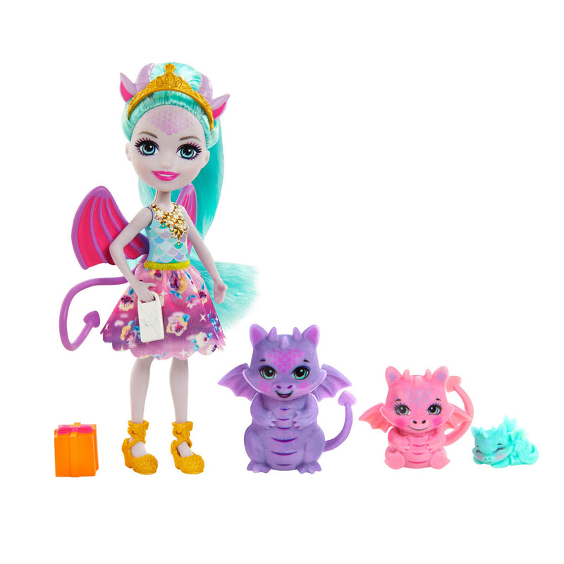 Afbeelding laden in galerijviewer, Mattel Enchantimals Drakenfamilie
