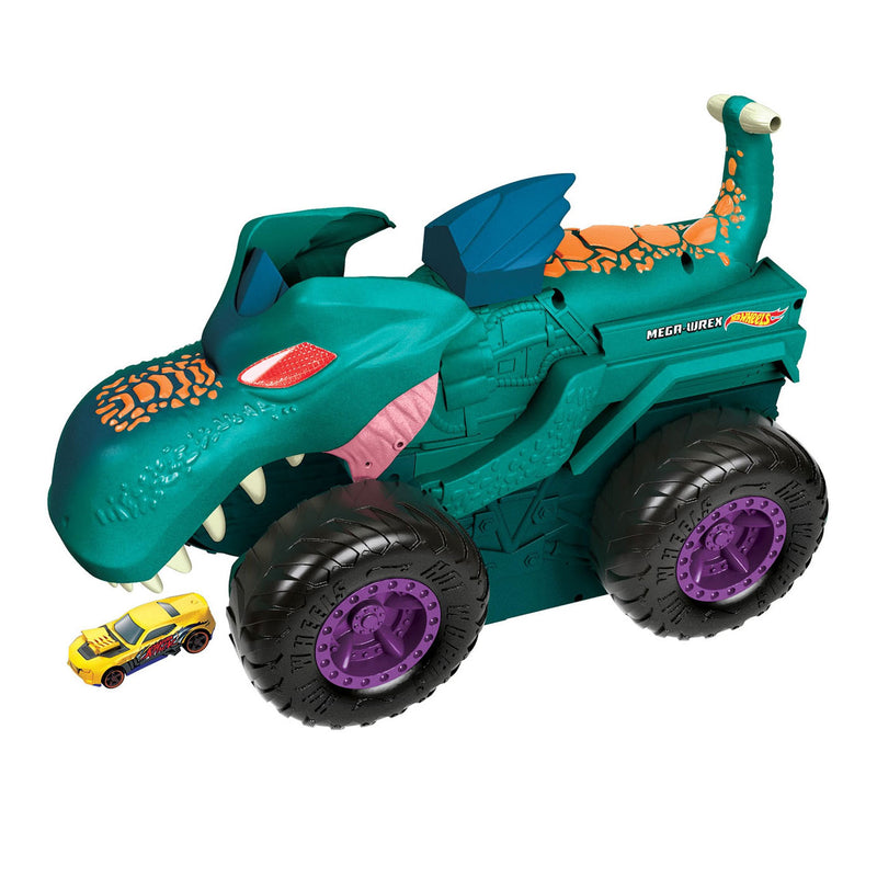 Afbeelding laden in galerijviewer, Hot Wheels Monster Truck Car Chompin' Mega-Wrex
