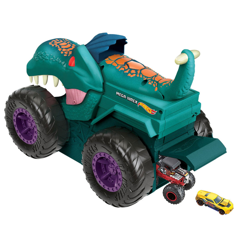 Afbeelding laden in galerijviewer, Hot Wheels Monster Truck Car Chompin' Mega-Wrex
