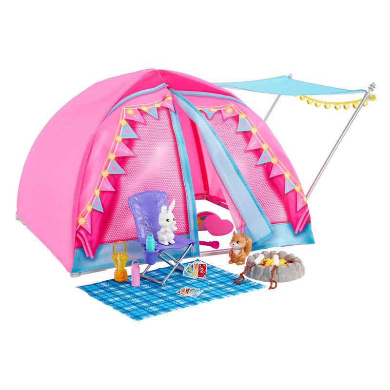Afbeelding laden in galerijviewer, Mattel Let's Go Camping Tent Speelset
