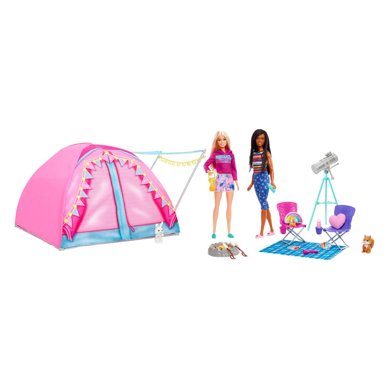 Afbeelding laden in galerijviewer, Mattel Let's Go Camping Tent Speelset
