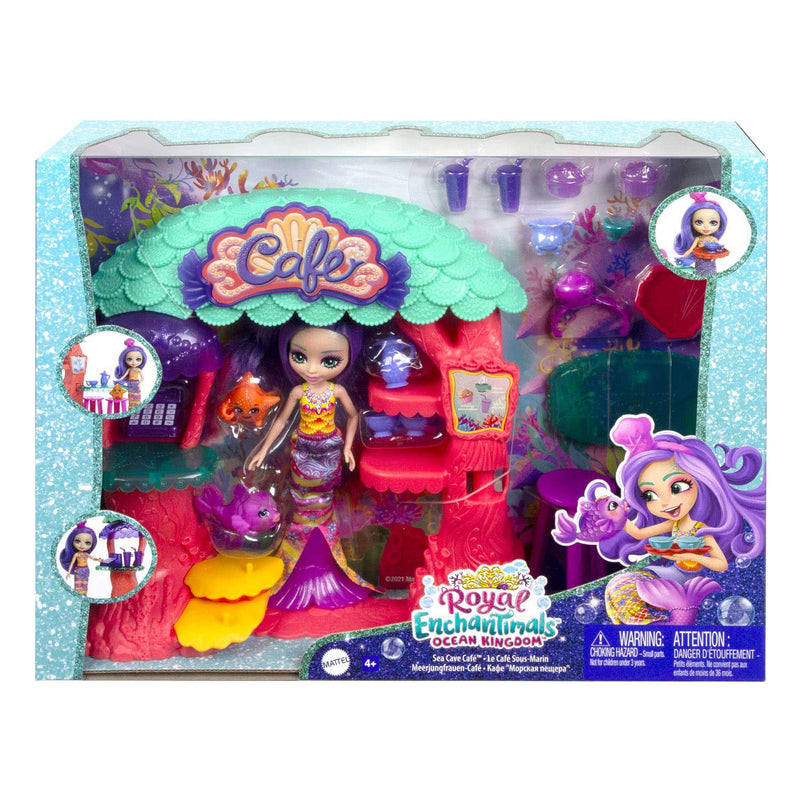 Afbeelding laden in galerijviewer, Mattel Enchantimals Onderwater Café Speelset
