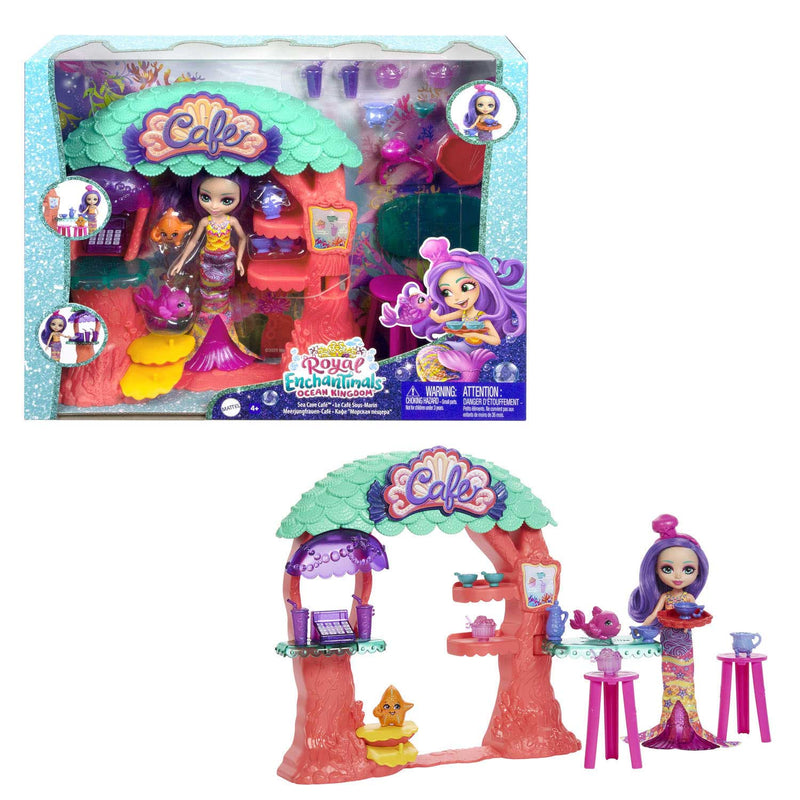 Afbeelding laden in galerijviewer, Mattel Enchantimals Onderwater Café Speelset
