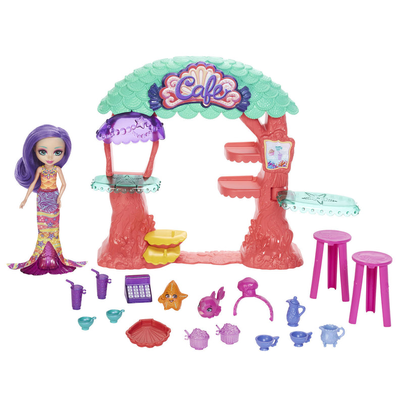 Afbeelding laden in galerijviewer, Mattel Enchantimals Onderwater Café Speelset
