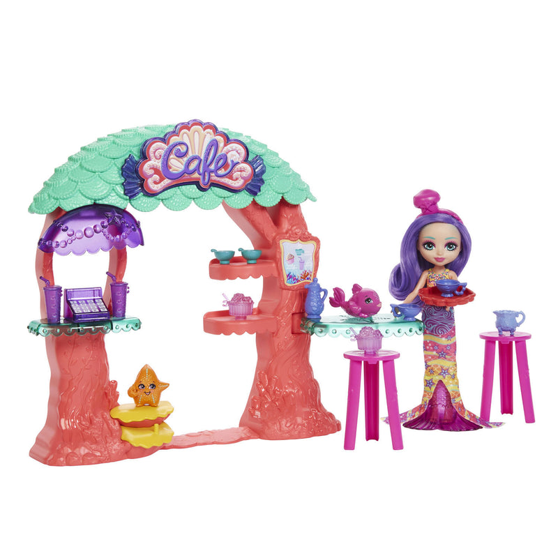 Afbeelding laden in galerijviewer, Mattel Enchantimals Onderwater Café Speelset
