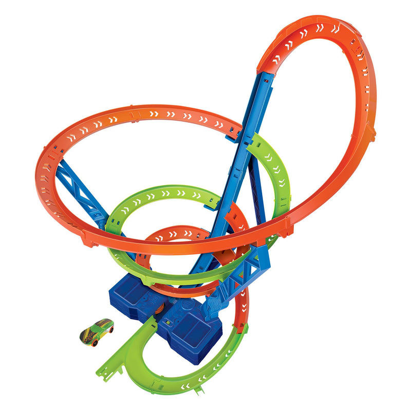 Afbeelding laden in galerijviewer, Hot Wheels Action Hyper-Speed Crash Racebaan

