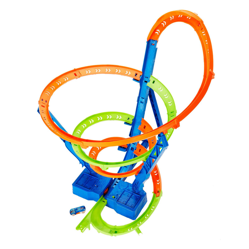 Afbeelding laden in galerijviewer, Hot Wheels Action Hyper-Speed Crash Racebaan
