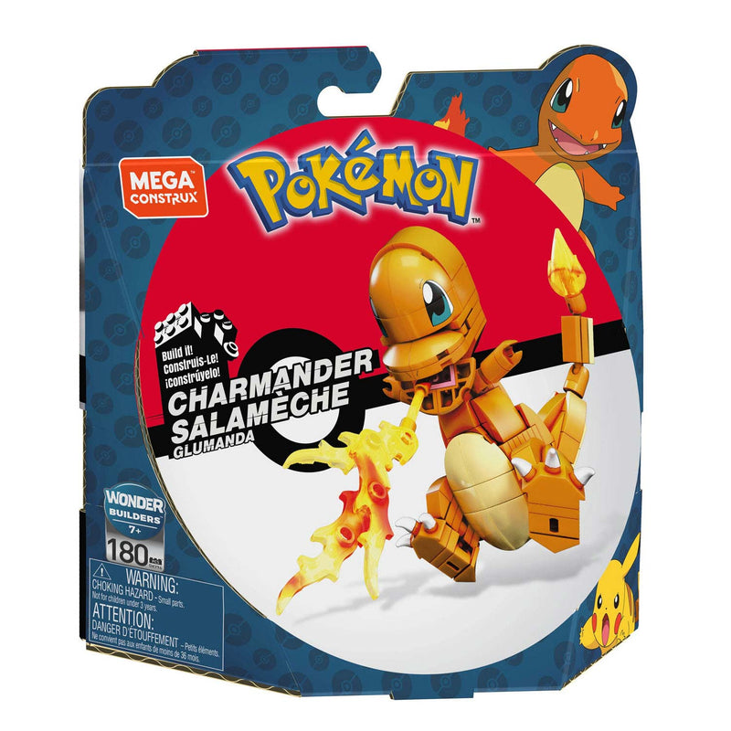 Afbeelding laden in galerijviewer, Mega construx pokémon bouwset - charmander - 180dlg.
