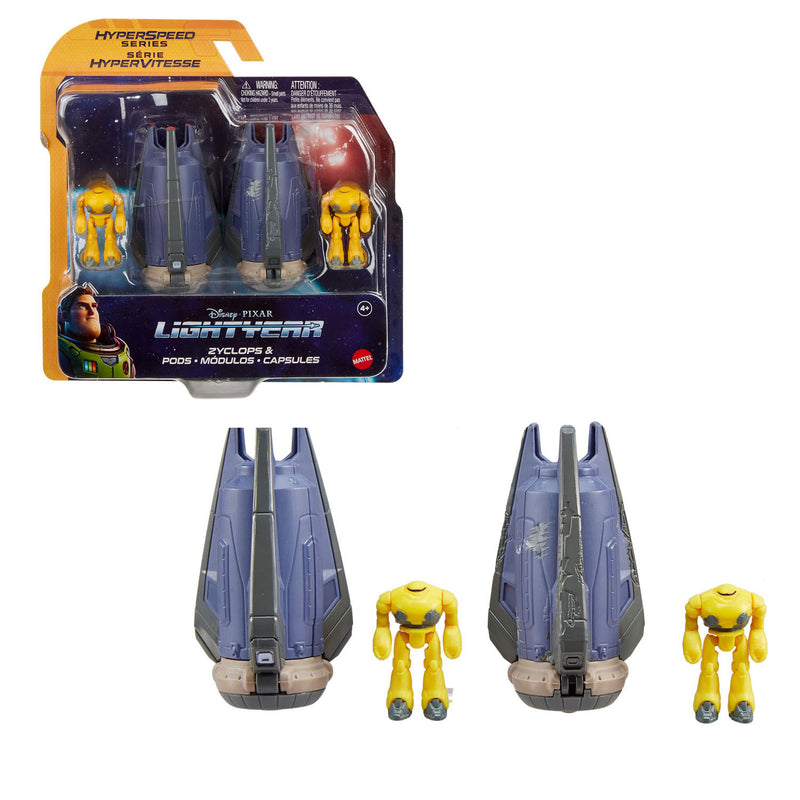 Afbeelding laden in galerijviewer, Mattel Lightyear Flight Cyclops Enemy Fighter Vliegtuig
