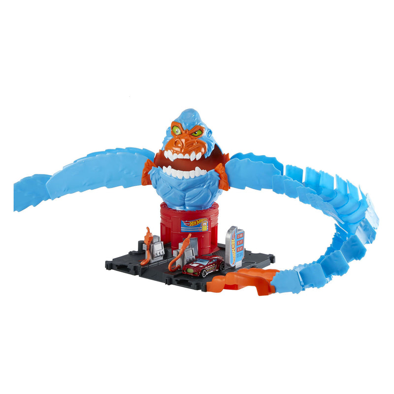 Afbeelding laden in galerijviewer, Mattel City Nemesis Lab Gas Station Gorilla Aanval
