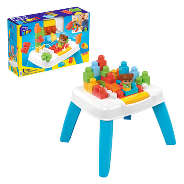 Mega bloks - build 'n tumble bouw tafel - 25dlg.
