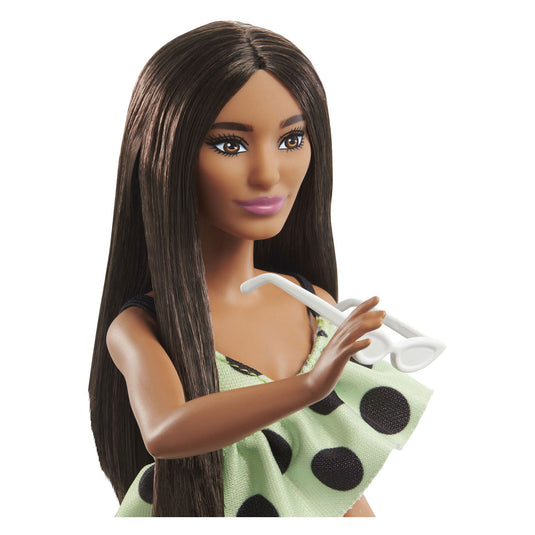 Mattel barbie fashionistas pop - lime groen polka dots