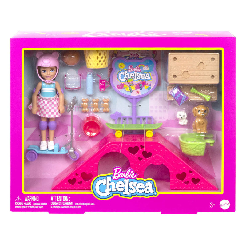 Afbeelding laden in galerijviewer, Mattel Chelsea Pop Skatepark
