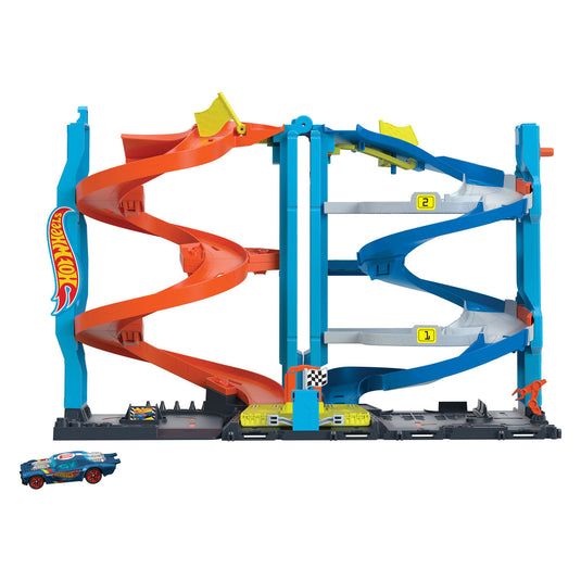 Hot wheels city transformerende racetoren - racebaan