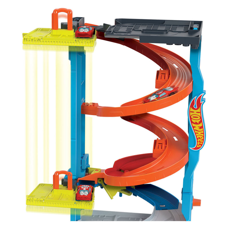 Afbeelding laden in galerijviewer, Hot wheels city transformerende racetoren - racebaan
