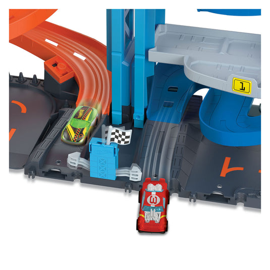 Hot wheels city transformerende racetoren - racebaan
