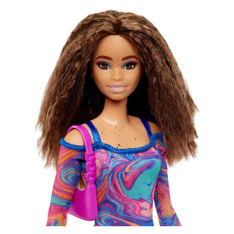 Afbeelding laden in galerijviewer, Mattel barbie fashionista pop - rainbow marble swirl
