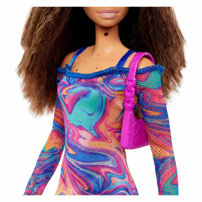 Afbeelding laden in galerijviewer, Mattel barbie fashionista pop - rainbow marble swirl

