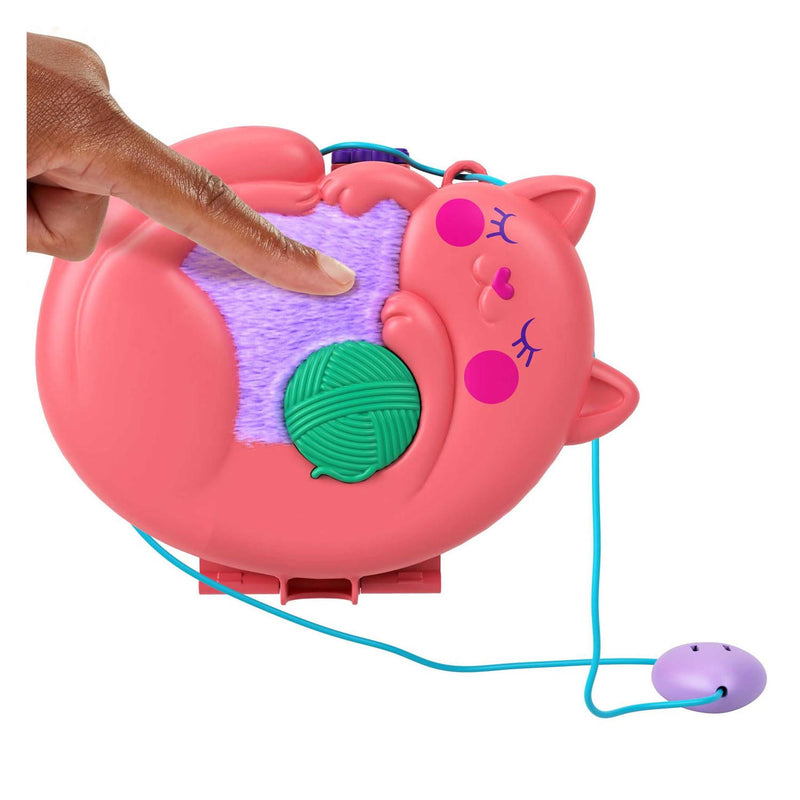 Afbeelding laden in galerijviewer, Mattel Polly Pocket Shani de Knuffelkat Speelset
