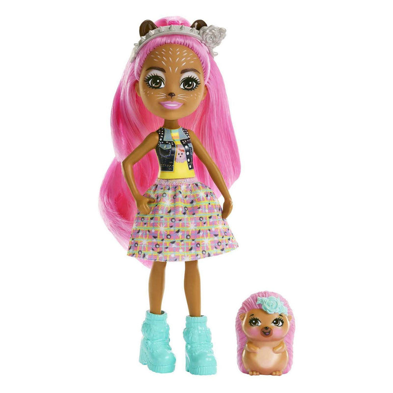 Afbeelding laden in galerijviewer, Mattel Enchantimals City Tails Pop Hensley Egel en Spiney
