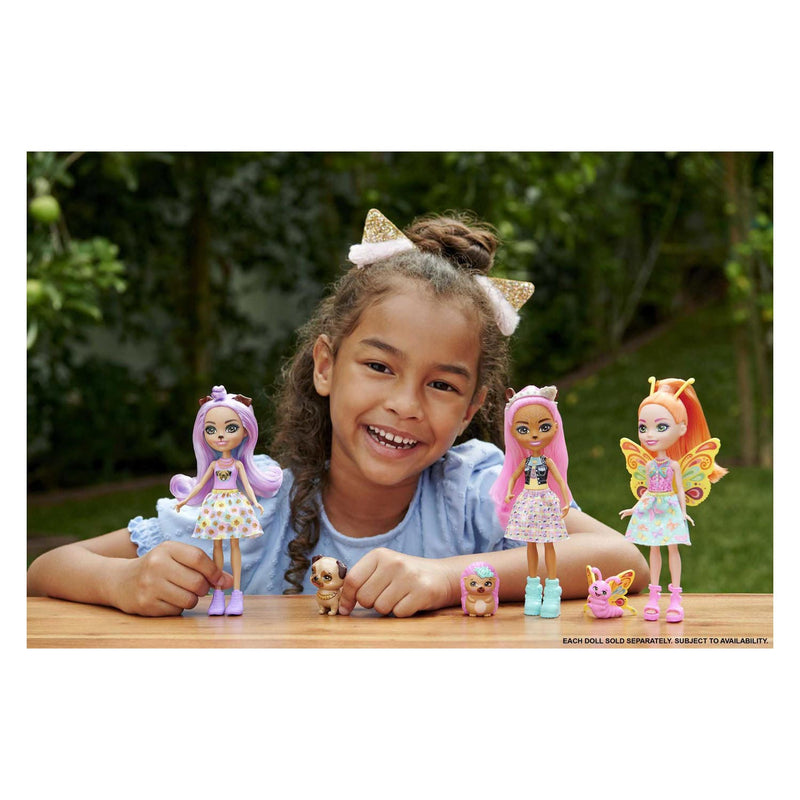 Afbeelding laden in galerijviewer, Mattel Enchantimals City Tails Pop Hensley Egel en Spiney
