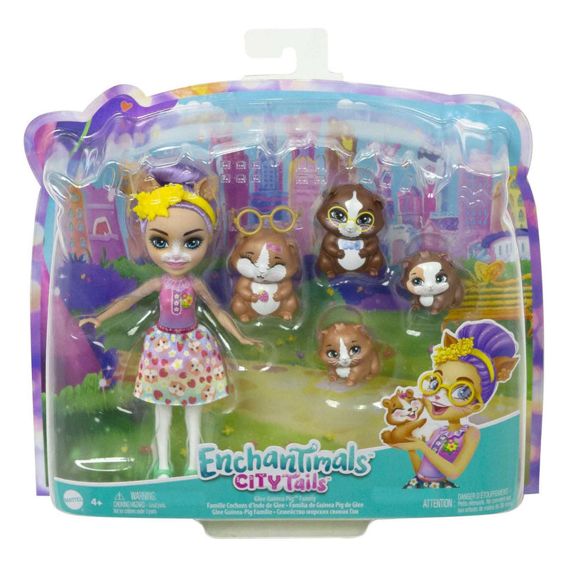 Afbeelding laden in galerijviewer, Mattel Enchantimals City Tails Pop Glee Cavia en Caviavriendjes
