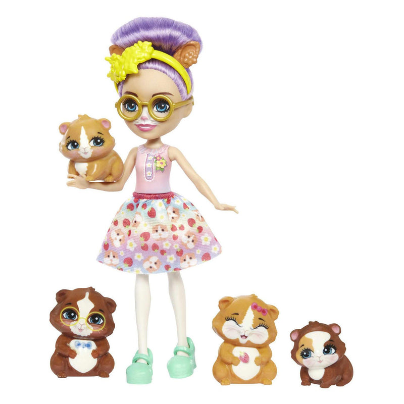 Afbeelding laden in galerijviewer, Mattel Enchantimals City Tails Pop Glee Cavia en Caviavriendjes
