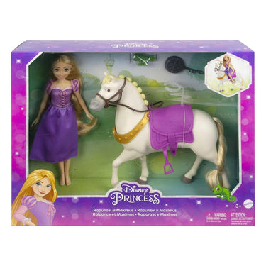 Mattel disney princess pop - rapunzel en maximus