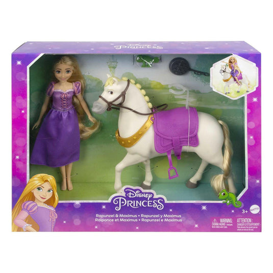 Mattel disney princess pop - rapunzel en maximus