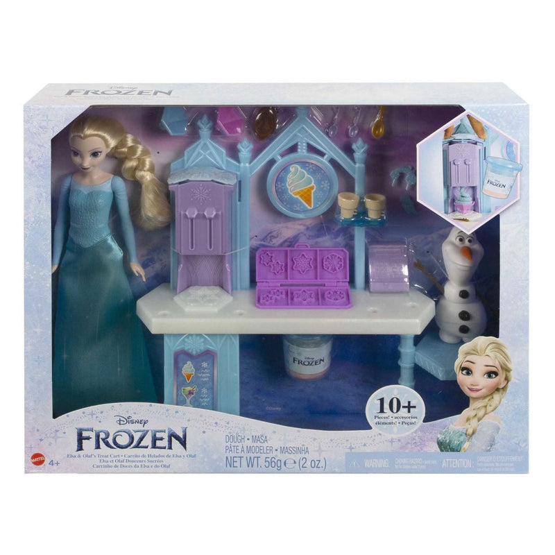 Afbeelding laden in galerijviewer, Mattel Frozen Pop Elsa Olaf en de Traktatiewagen Klei Speelset
