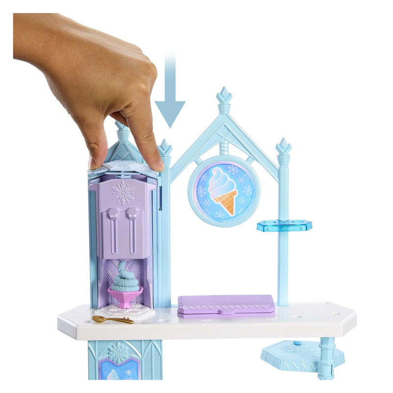 Afbeelding laden in galerijviewer, Mattel Frozen Pop Elsa Olaf en de Traktatiewagen Klei Speelset
