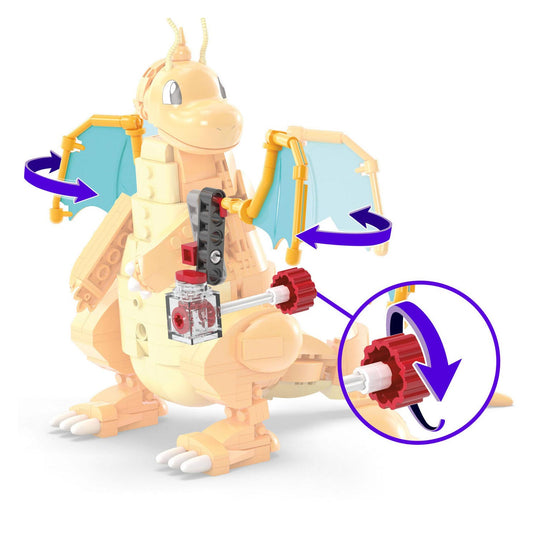 Mattel mega construx pokémon bouwset - dragonite - 387dlg.