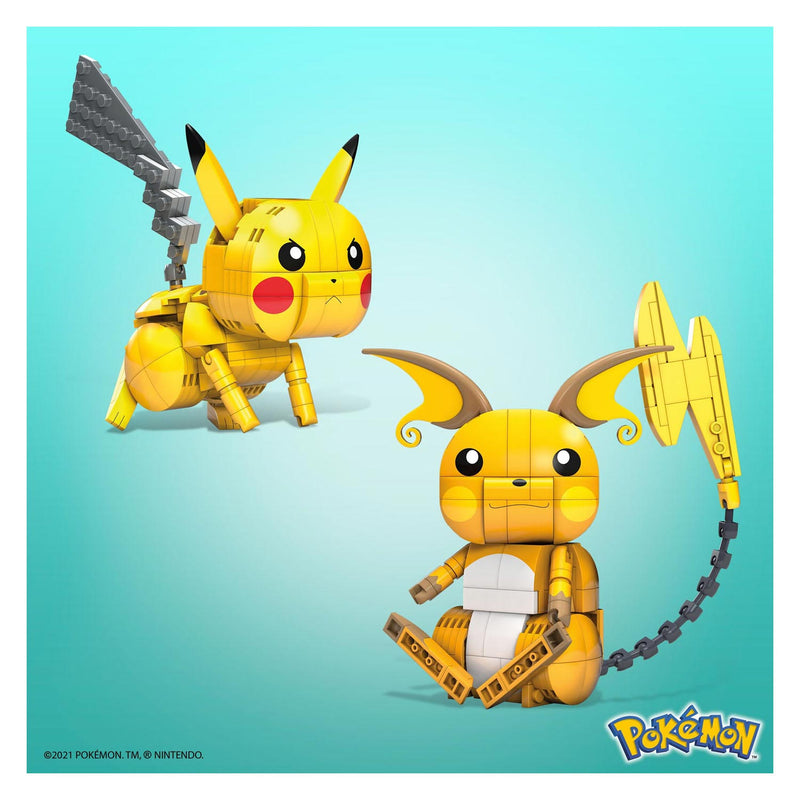 Afbeelding laden in galerijviewer, Pokémon Mega Construx Pokemon Bouwset Build and Show Pikachu Evolution Trio
