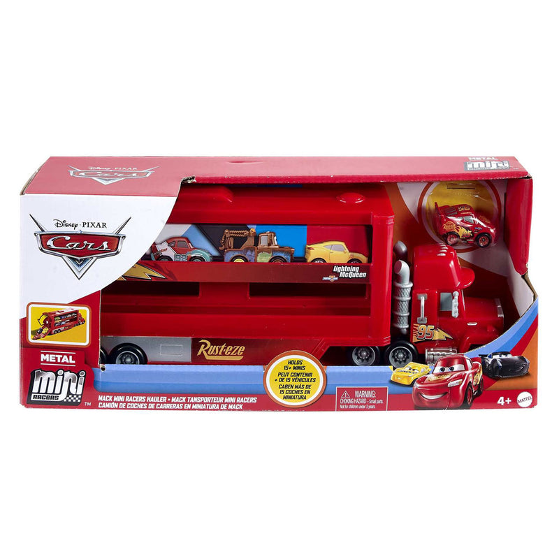 Afbeelding laden in galerijviewer, Mattel Pixar Mack Miniracers Transporter met 1 Miniracer
