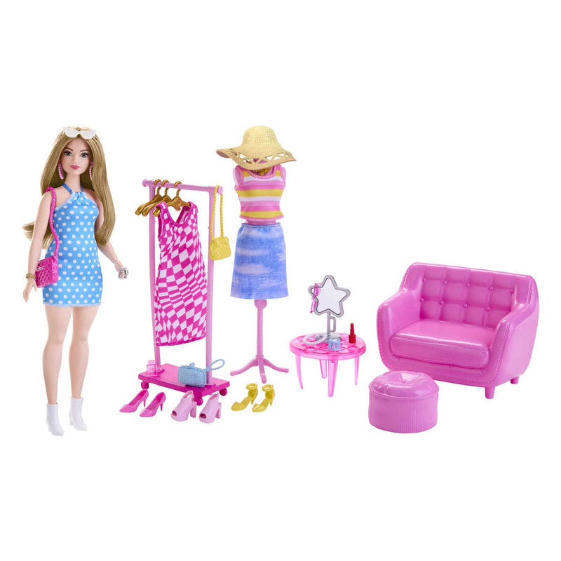 Afbeelding laden in galerijviewer, Mattel Fashionista Pop met Kledingrek
