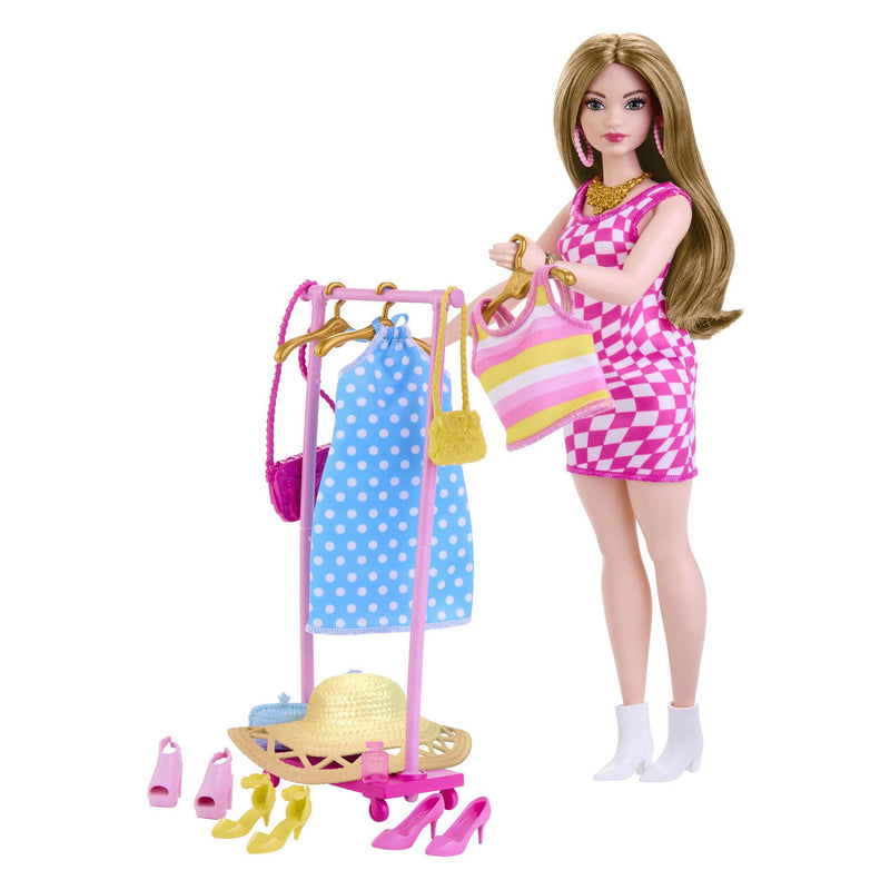 Afbeelding laden in galerijviewer, Mattel Fashionista Pop met Kledingrek
