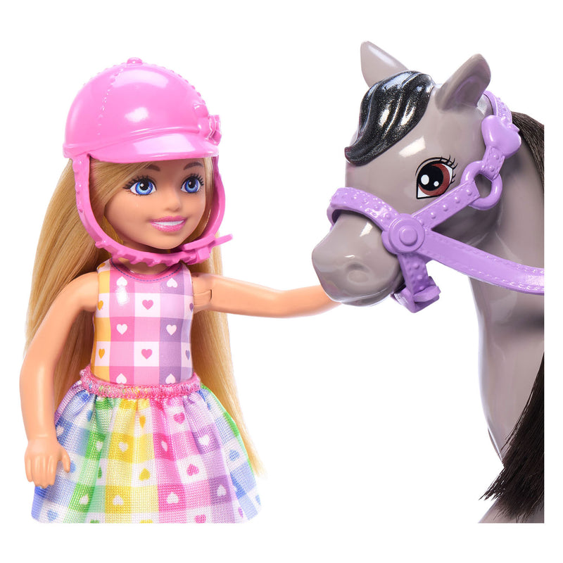 Afbeelding laden in galerijviewer, Mattel barbie chelsea pop and pony speelset

